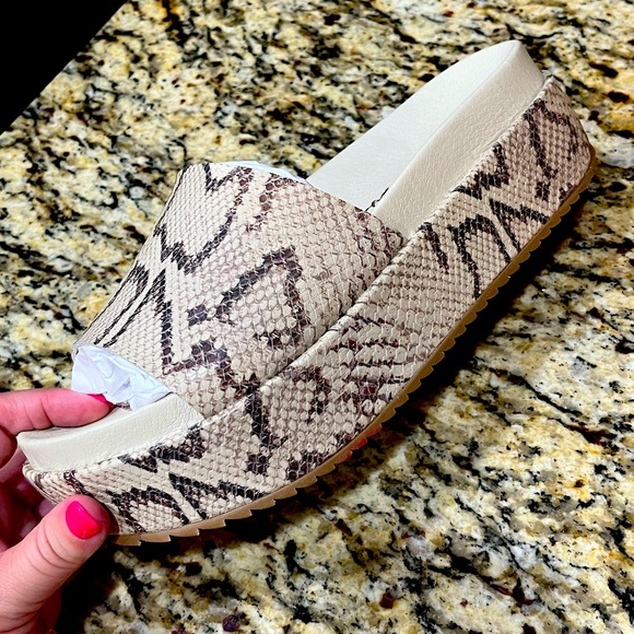 Matisse Womens Hideaway Leather Sandal, snake skin, BNIB, perfect condition - Picture 1 of 3